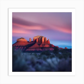 Sunset At Sedona Art Print