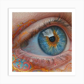 Eye Of A Woman Art Print