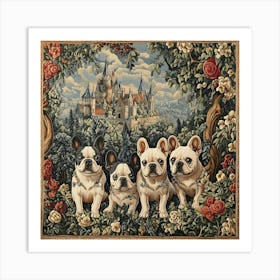 French Bulldog Tapestry 7 Art Print