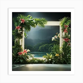 Tropical Frame 7 Art Print