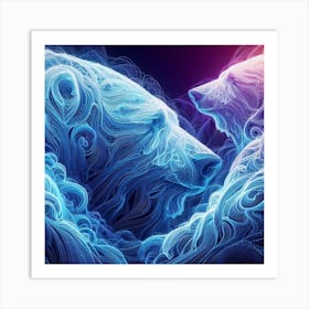 Polar Bears 3 Art Print