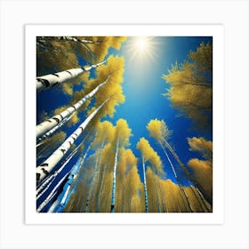 Birch Trees 42 Art Print