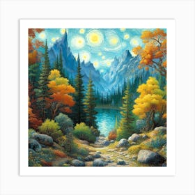 Starry Night 8 Art Print