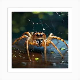 Leonardo Diffusion Xl A Majestic Arachnid Several Times Larger 0 (1) Upscayl 4x Realesrgan X4plus Anime Art Print