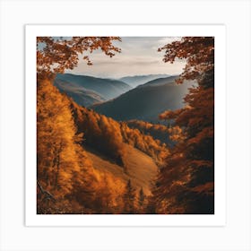 Autumn In The Mountains 4 Art Print