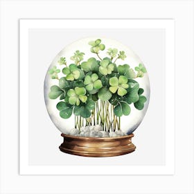 Glasshouse Clover (1) Art Print