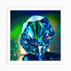 Blue Diamond 1 Art Print