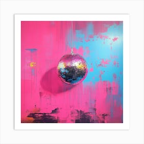 Disco Ball Canvas Print Art 2 Art Print