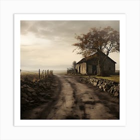 Stone Farm Neutral 15 Art Print