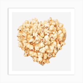 Heart Of Popcorn 13 Art Print