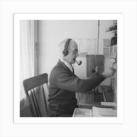 Telephone Operators, Littlefork, Minnesota By Russell Lee 1 Art Print