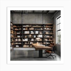 Industrial Office Art Print