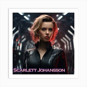 Scarlett Johansson 2 Art Print