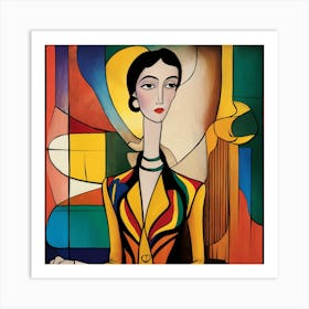 Contemporary Artwork Inspired By Amadeo Modigliani (9) Art Print