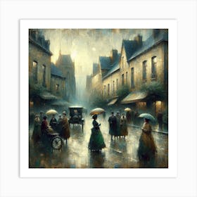 Rainy Day In Paris Art Print Art Print