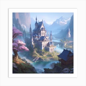 Fairytale Castle Art Print