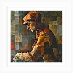 Man In A Hat 1 Art Print