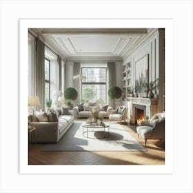 Living Room 5 Art Print