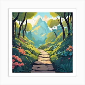 Default Path Art 1 Art Print