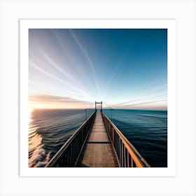 Bridge To The Sea Art Print