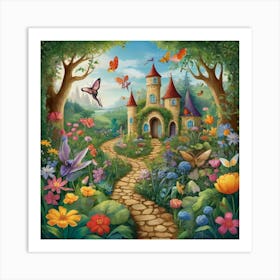 Fairytale Castle Art Print