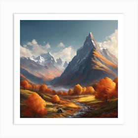 Autumn Landscape 2 Art Print