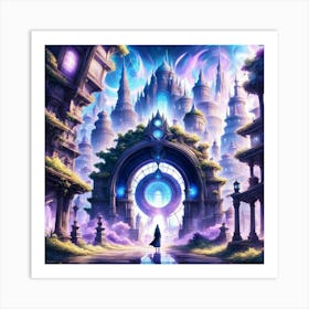 City In The Sky Art Print