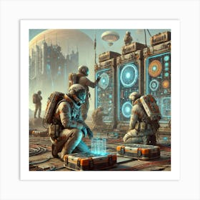 Venusian Engineers Converted Art Print