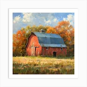 Red Barn 4 Art Print