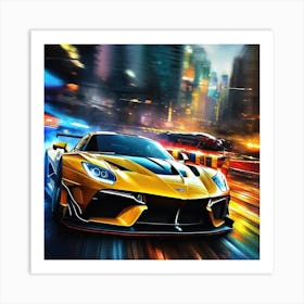 Need For Speed 7 Art Print