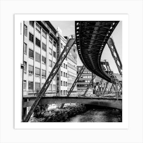 Bridge Over The River Art Print