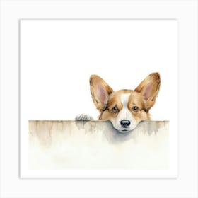 Pembrokeshire Corgi 8 Art Print