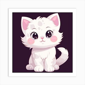 cute kitten 1 Art Print