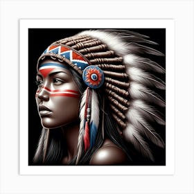 Indian Woman 2 Art Print