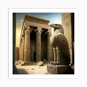 Egyptian Temple Art Print