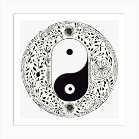 Yin Yang Art Print