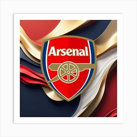 Arsenal F.C Logo Wall Art Art Print