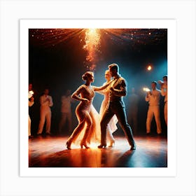 Dancers On Stage 3 Art Print