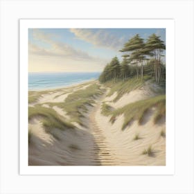 Path To The Beach Art Print