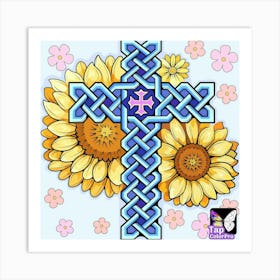 Celtic Cross Art Print