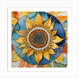 Sunflower 32 Art Print