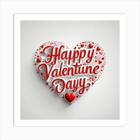 Happy Valentine Day 6 Art Print