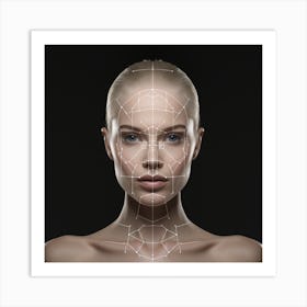 Beautiful Facial Recognition  Art Print