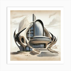 Futuristic House Art Print