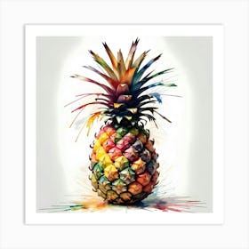 Pineapple Painting Art Print