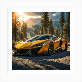 Lamborghini of The Solar Art Print