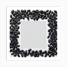 Coffee Beans Frame Art Print