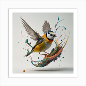 Bird In Flight Art Print