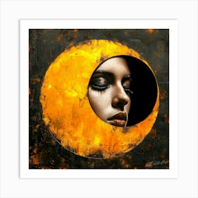 Lunar Dreams - Eclipse Moon Art Print