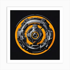 Logo Vector Mechanic Car Repair Automotive Tools Service Garage Wrench Gear Maintenance (1) Art Print